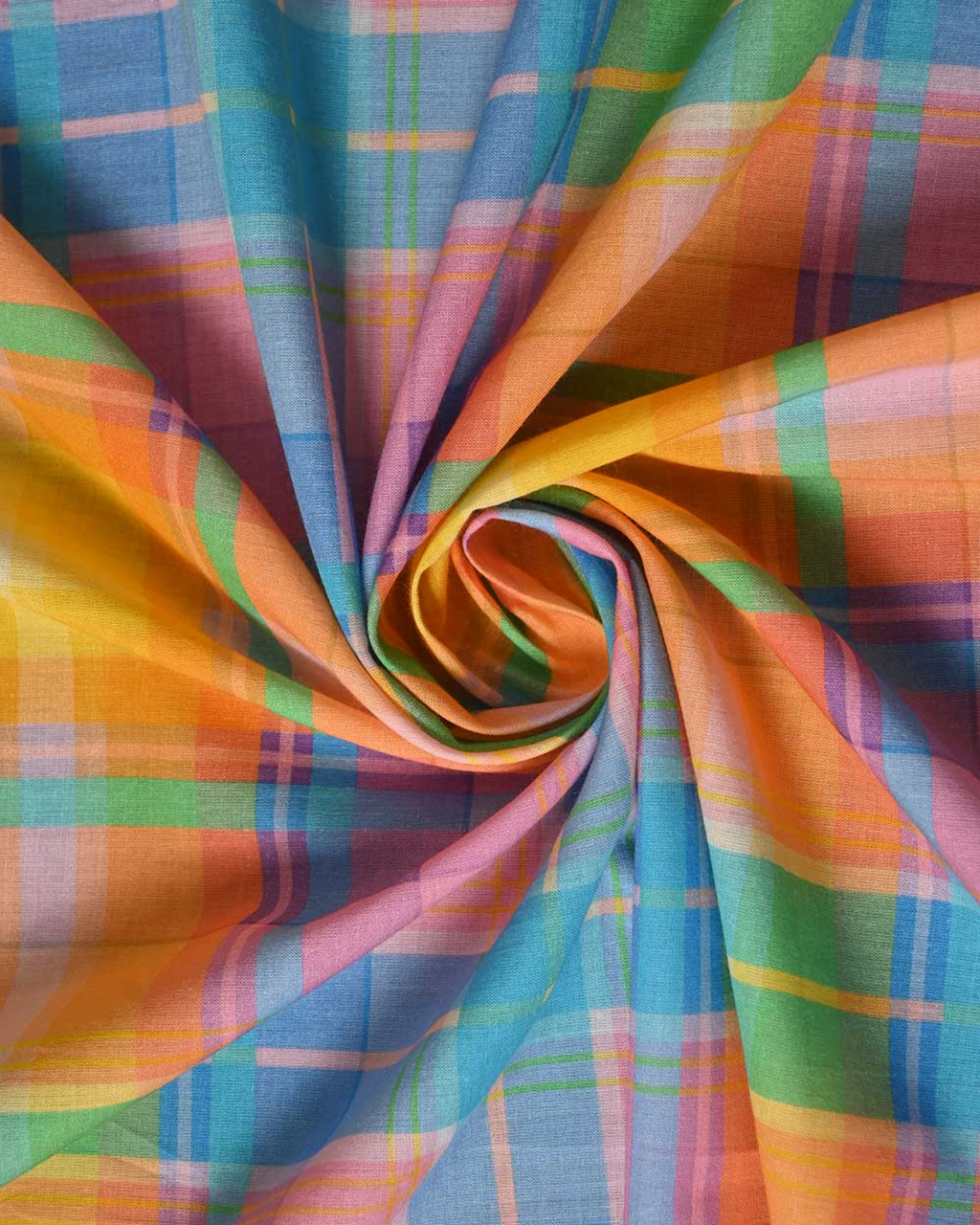 Multicolor Madras Print Curtain | 100% Cotton | 1pc