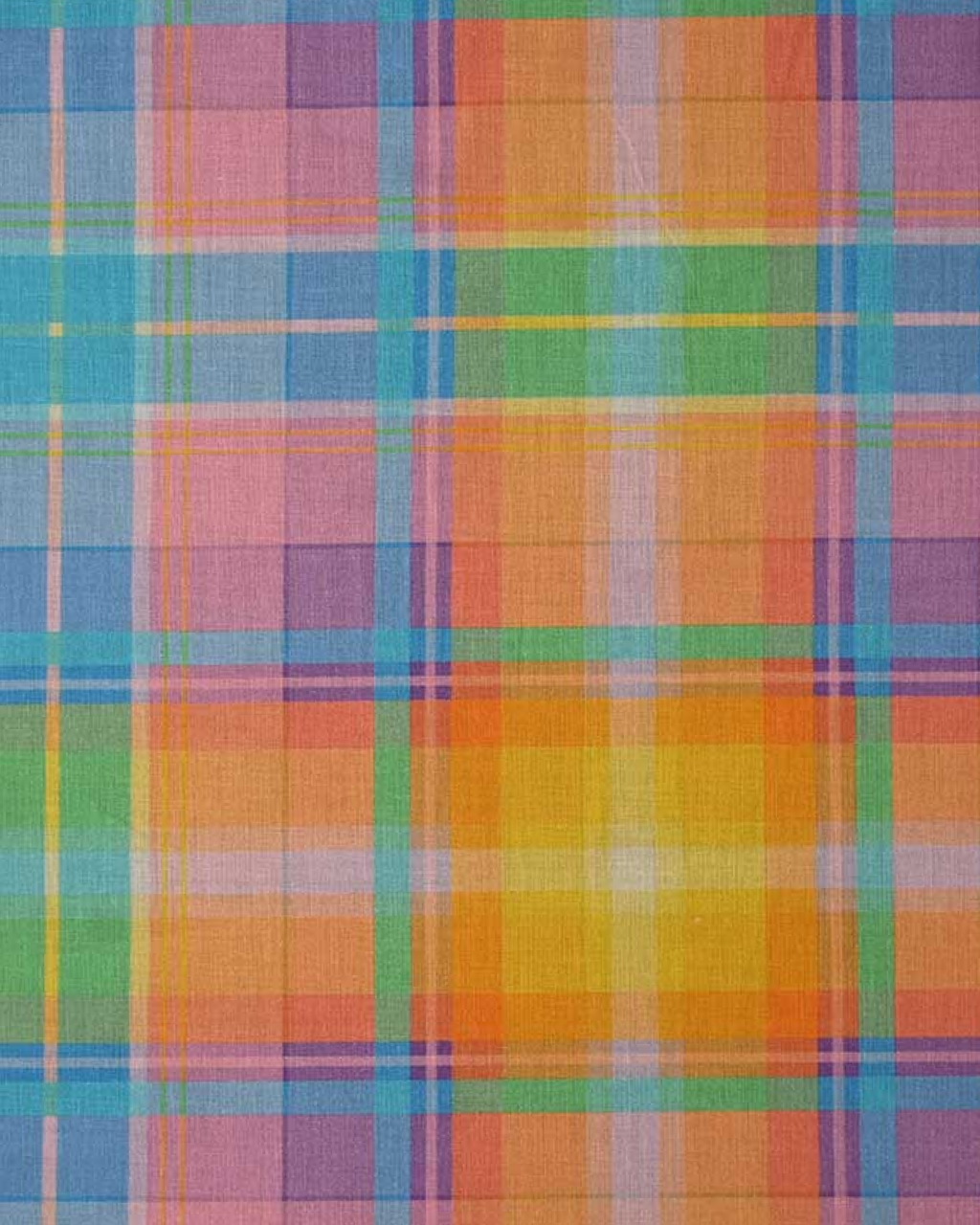 Multicolor Madras Print Curtain | 100% Cotton | 1pc